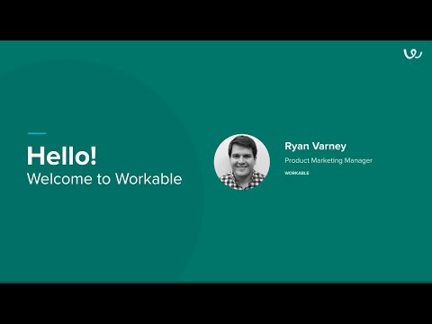 Workable video/presentation/materials