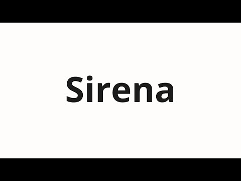 How to pronounce Sirena | Сирена (Siren in Russian)