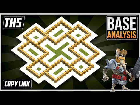 THE BEST TH5 HYBRID/TROPHY Base 2025!! COC Town Hall 5 (TH5) Hybrid Base Design – Clash of Clans