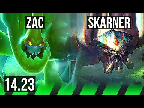 ZAC vs SKARNER (JGL) | 2/1/3 | KR Grandmaster | 14.23