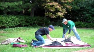 How to set up a 2 man tent