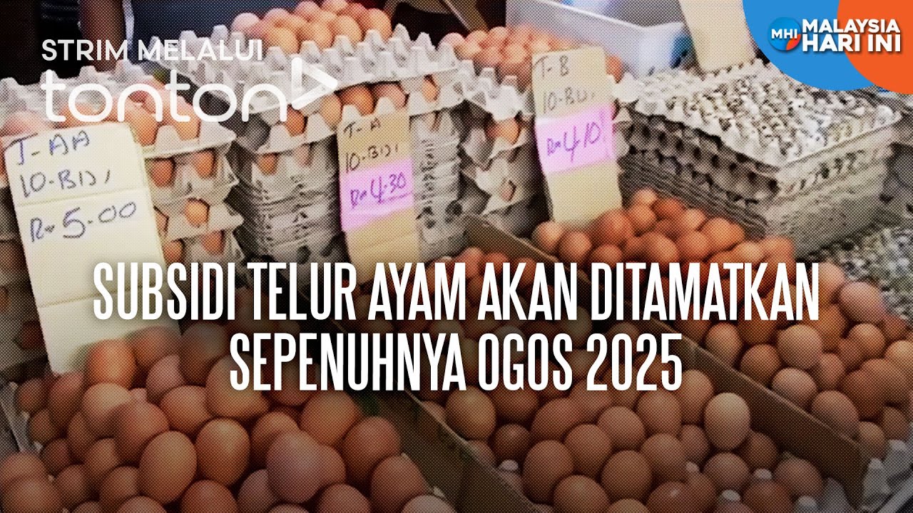 [CLIP] MHI (16 May 2025): Subsidi Telur Ayam Akan Ditamatkan Sepenuhnya Ogos 2025 | Tonton