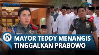 Haru! Saat Mayor Teddy Tinggalkan Prabowo karena Naik Jabatan, Mata Tampak Berkaca-kaca