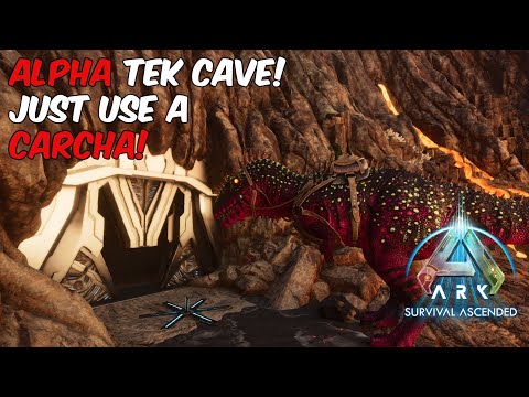 Best Way to do the ALPHA Tek Cave in ARK Survival Ascended #ark #arksurvivalascended #tekcave