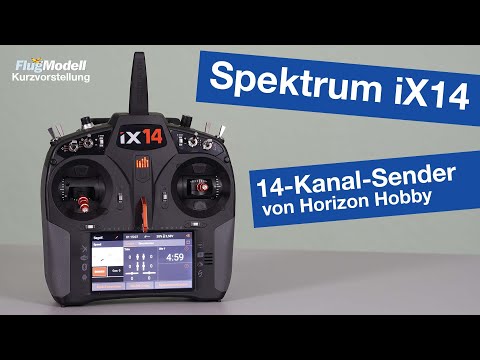 Kurzvorstellung Spektrum ix14 von Horizon Hobby - 14-Kanal-Sender mit Android-System