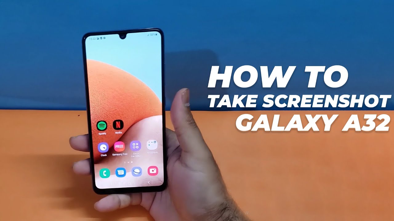 Samsung Galaxy A32 5G- How To Take a Screenshot