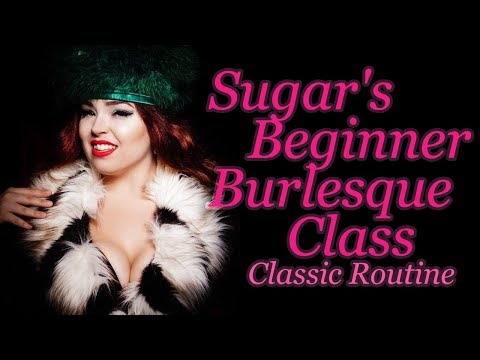 Sugar du Joure's Beginner Classic Burlesque Students 2015