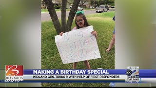 Midland helps 9 year old celebrate birthday during lockdown
