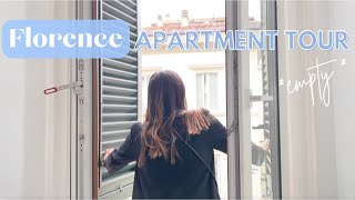 *sneak peek* into our Florence apartment (empty apt tour)