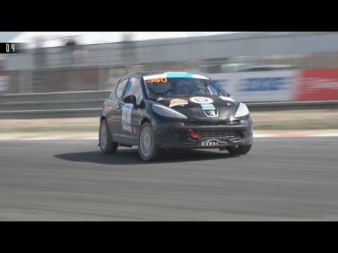 Łukasz Grzybowski, Peugeot 207 RC - RXN1 - 350 - II runda MPRC 2022 - Tor Słomczyn, 23-24.04.2022
