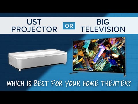 Short Throw Projector vs Big TV 🥊 Which is better for YOUR Home Theater? TV vs Laser TV Showdown!
