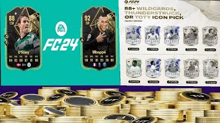 THE BEST TOTS WARM UP SERIES FUT CHAMPS REWARDS | 88+ ICON PLAYER PICKS RTG #31 FC 24 ULTIMATE TEAM