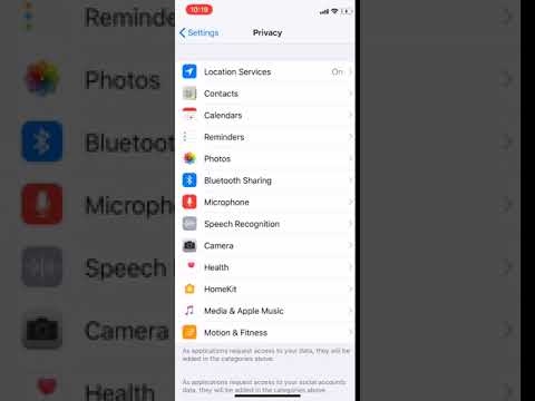 How to turn off location sharing