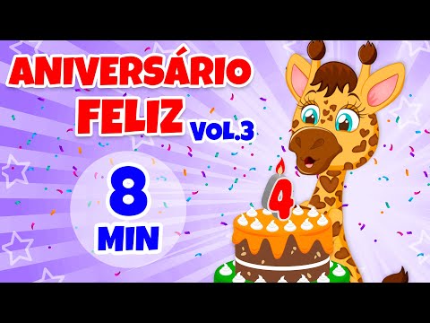 Aniversário Feliz Vol. 3 - Giramille 9 min | Desenho Animado Musical