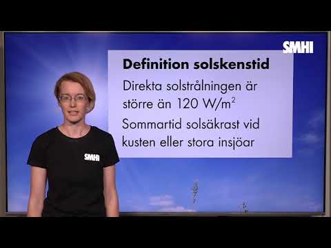 Så mäts solskenstid