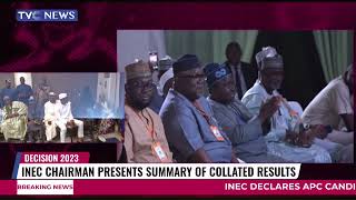 BREAKING | INEC Declares Tinubu Winner of 2023 Presidential Election