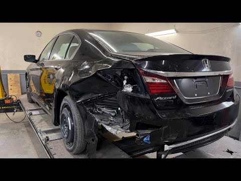 I Saved Another One | Fixing a Smashed Honda Accord