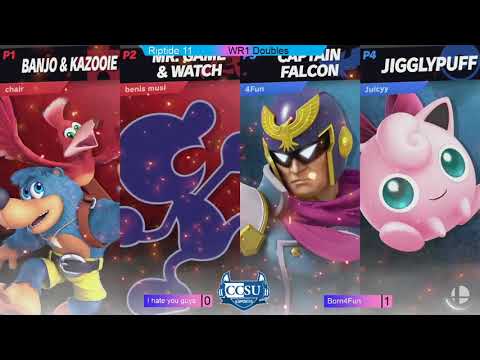 Riptide 11 CCSU Smash Ultimate - Suck Guys vs Born4Fun
