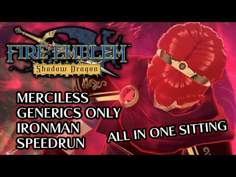 Evil Marth returns to FE11 one last time before Engage: H5 Merciless Generics Only Ironman Speedrun