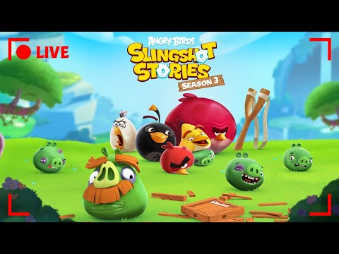 🔴 LIVE Angry Birds Party | Slingshot Stories Season 3