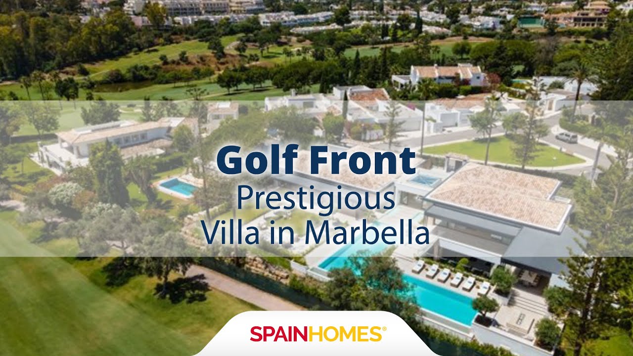 Marbella'da Golf Sahası Önünde Prestijli Villa