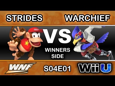 WNF S04E01 - Strides (Diddy Kong) Vs. Circa War Chief (Falco) Winners Side - Smash Wii U