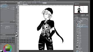 【練習】白黒DQ6 ダサいテリー【お絵かき】
