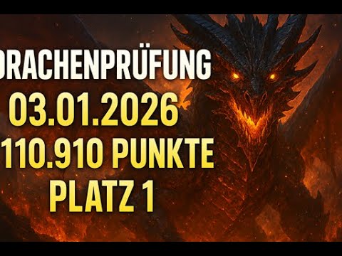 Atlantica Online Europe - Drachenprüfung am 03.01.2026 mit 110910 Punkten derzeit Platz 1