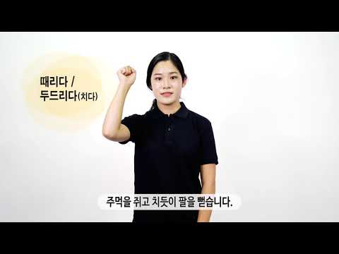 「몸짓」의 한국수어 표현