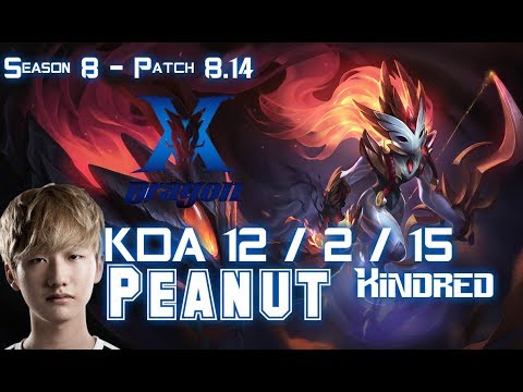 KZ Peanut KINDRED vs SEJUANI Jungle - Patch 8.14 KR Ranked