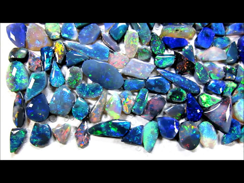110 Peice Brilliant Solid Black Opal Parcel – 110 Opals – 188cts