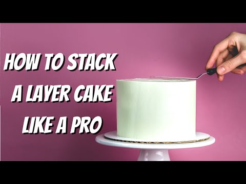 Part of a video titled How to Make a Layer Cake for Beginners - YouTube