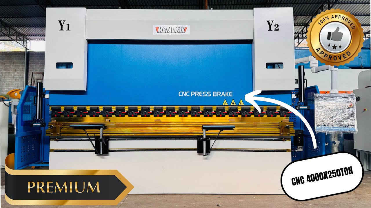 Dobradeira Metamak CNC 4000X250Ton (Qualidade sem igual) -  Confira todos detalhes 🔥
