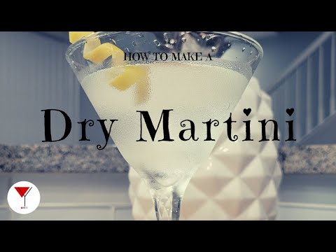 Dry Martini | How to make a cocktail with Dry Gin & Dry Vermouth