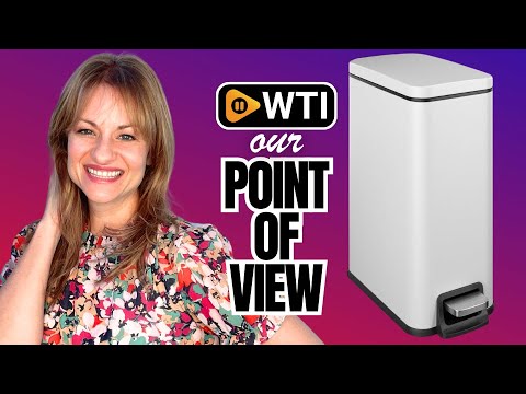 Slim Bathroom Trash Can with Soft Close Lid - WTI product video review
