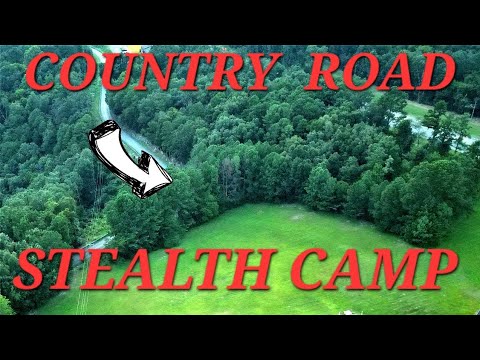 Country Road Stealth Camping | Trying ranch soda!