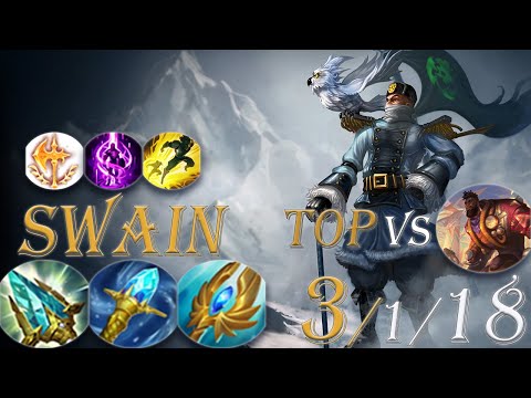 Swain Top Vs K'sante. Drain Tank Swain With Updated Season 13 Items Is Insame. 25K Healing.