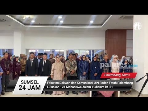 UIN Rafah Palembang Luluskan 124 Mahasiswa dan Yudisium 