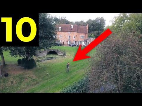 TOP 10 Scariest Things Caught By Drones!