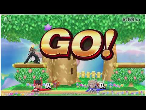 UpForSmash S4 1v1 Top 10 - WQF Bo5: Thunder (Ryu) vs Aden (Marth/Diddy Kong/Cloud)