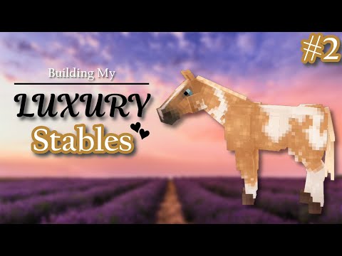 EPIC LUXURY BARN BUILD! | Minecraft Equestrian Roleplay