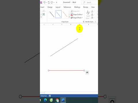Cách kẻ đường thẳng trong Word