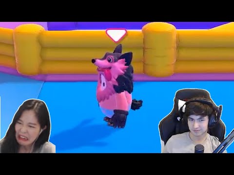 super and daph share one brain cell to play fall guys