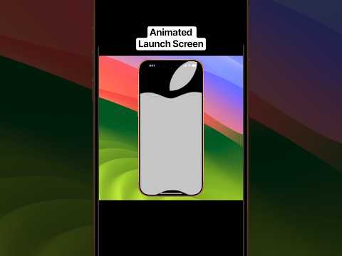 Animated Launch Screen Using SwiftUI | #apple #animation #uidesign #ios thumbnail
