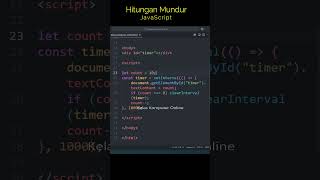 Belajar JavaScript Dari Nol: Membuat Hitungan Mundur Otomatis untuk Pemula