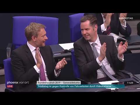 Generaldebatte im Bundestag: Weitere Redner am 21.11.2018