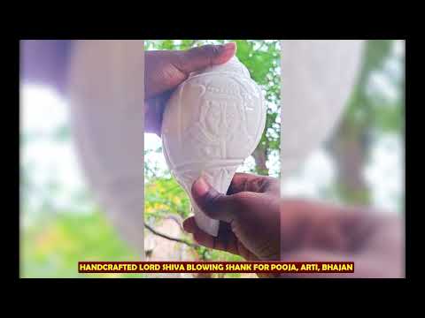 Handcrafted Lord Shiva Blowing Shank for Pooja, Arti, Bhajan video