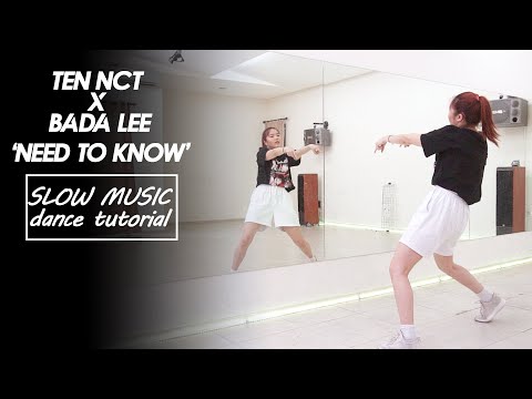 Ten NCT x Bada Lee 'Need to Know' by Doja Cat Dance Tutorial by Kathleen Carm | Slow Music