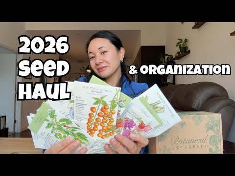 2026 Seed Haul + How I Organize My Garden Seeds (PNW Zone 8b)
