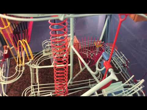 1993 George Rhoads Audio-Kinetic Sculpture - Great Ball Machine Contraption Roller Coaster